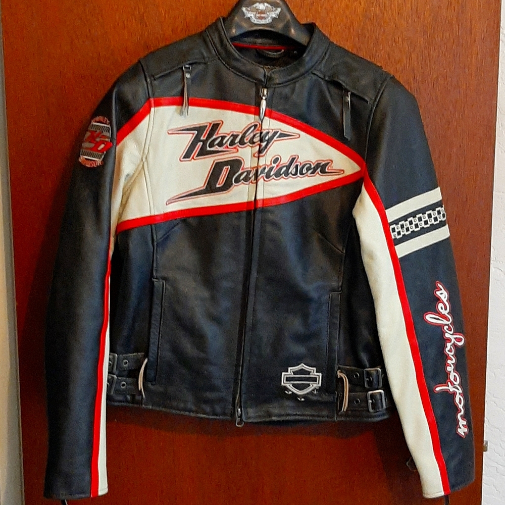 Ladies leather Harley-Davidson jacket